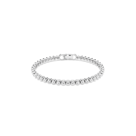 Imber Emily Tennis bracelet, Round cut, White, Rhodium plated 1808960