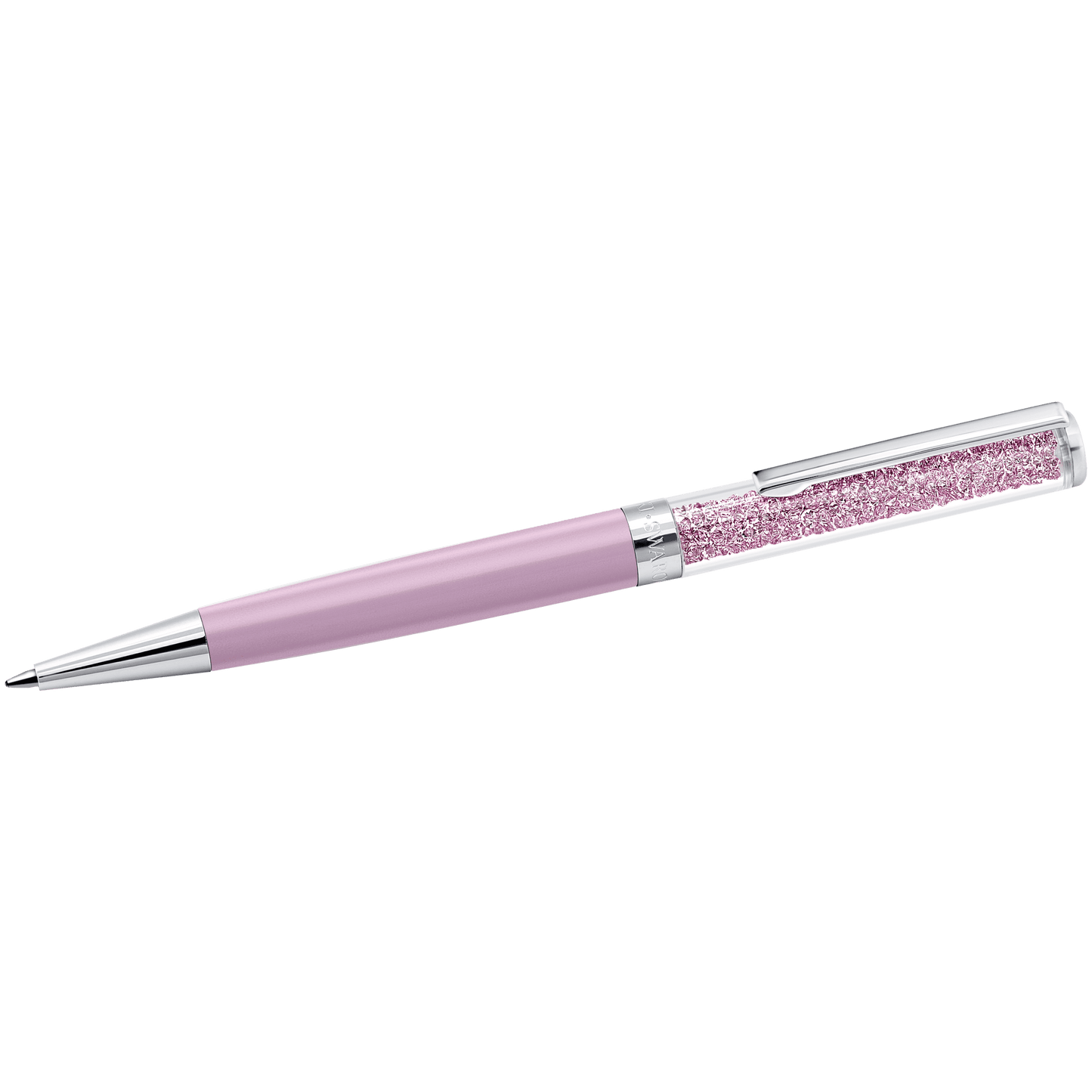 Crystalline ballpoint pen, Purple, Purple lacquered, Chrome plated 5224388