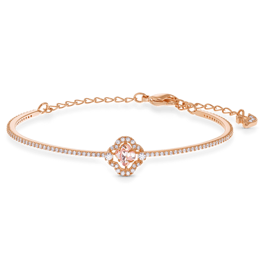 Una bangle, Clover, Pink, Rose gold-tone plated 5516476