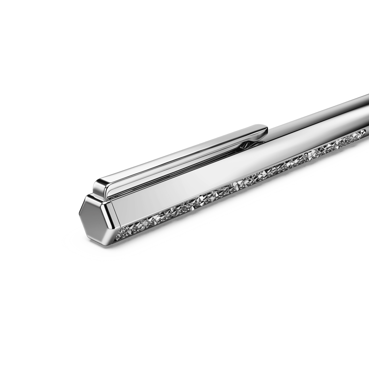 Shimmer ballpoint pen, Silver tone, Chrome plated 5668056