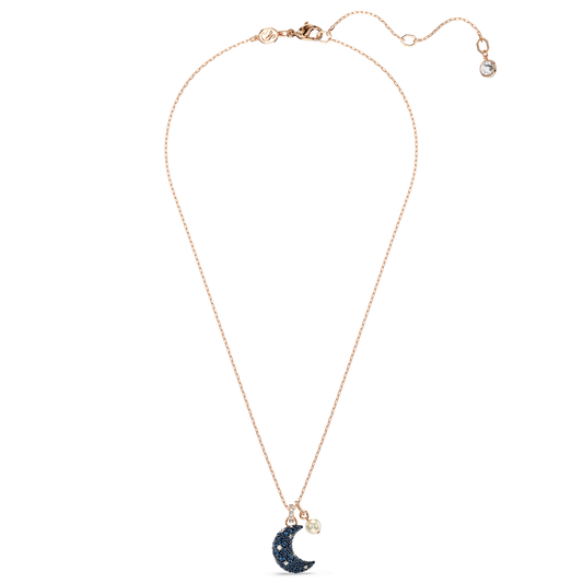 Sublima pendant, Crystal pearl, Moon, Multicolored, Rose gold-tone plated 5671585