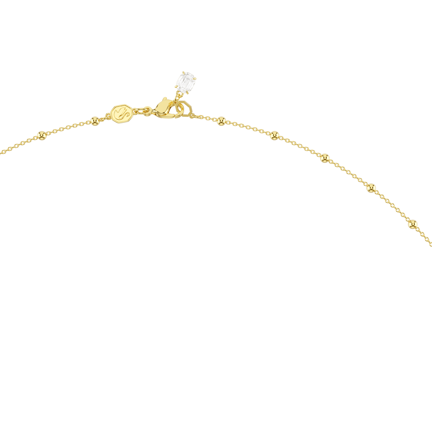 Imber strandage, Round cut, White, Gold-tone plated 5680091