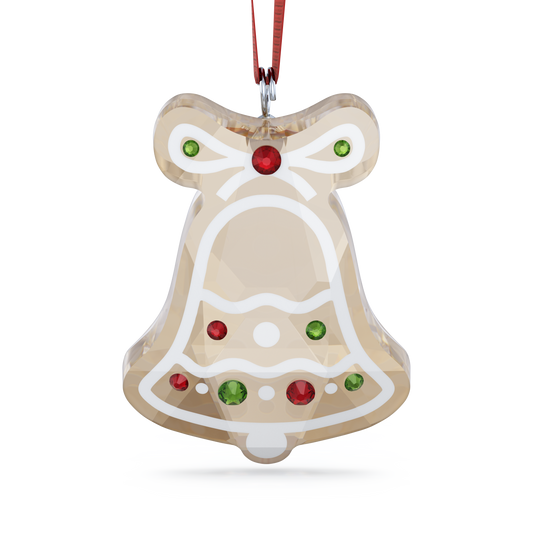 Swarovski Holiday Cheers Gingerbread Bell Ornament