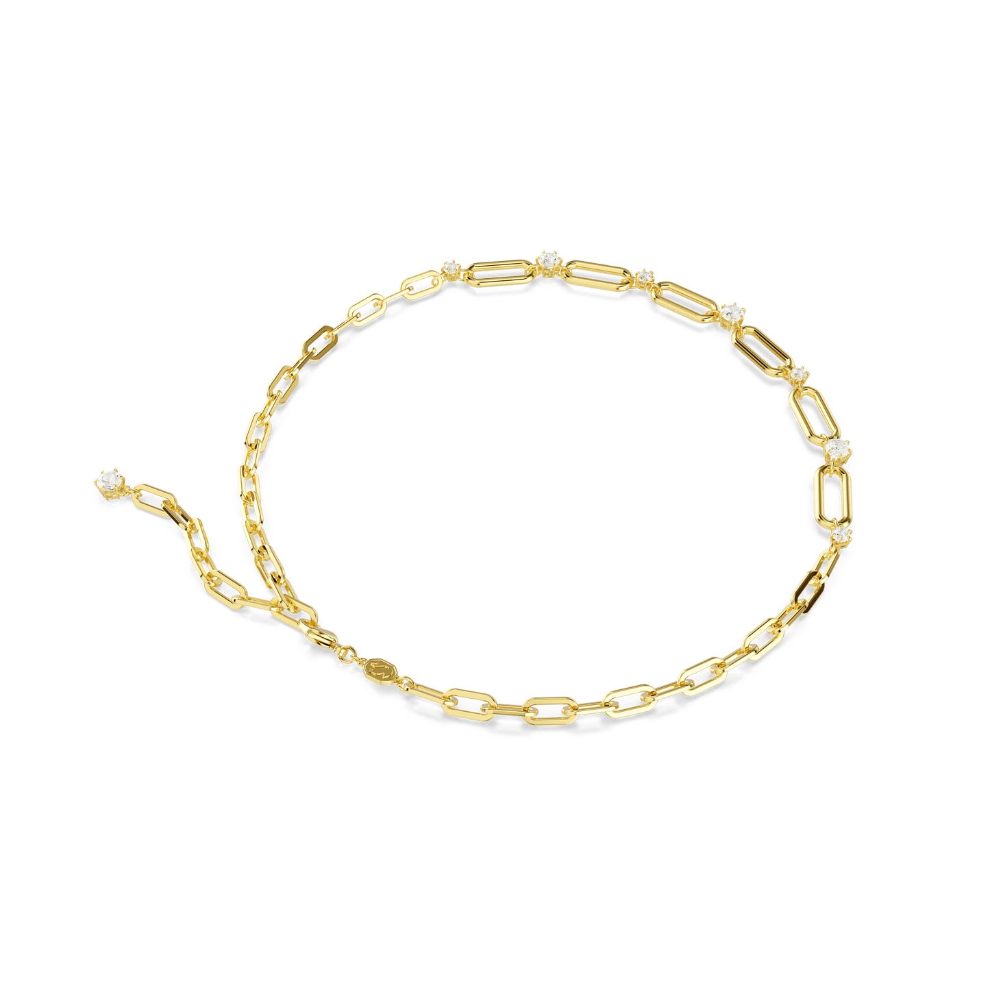 Constella necklace, White, Gold-tone plated 5683354