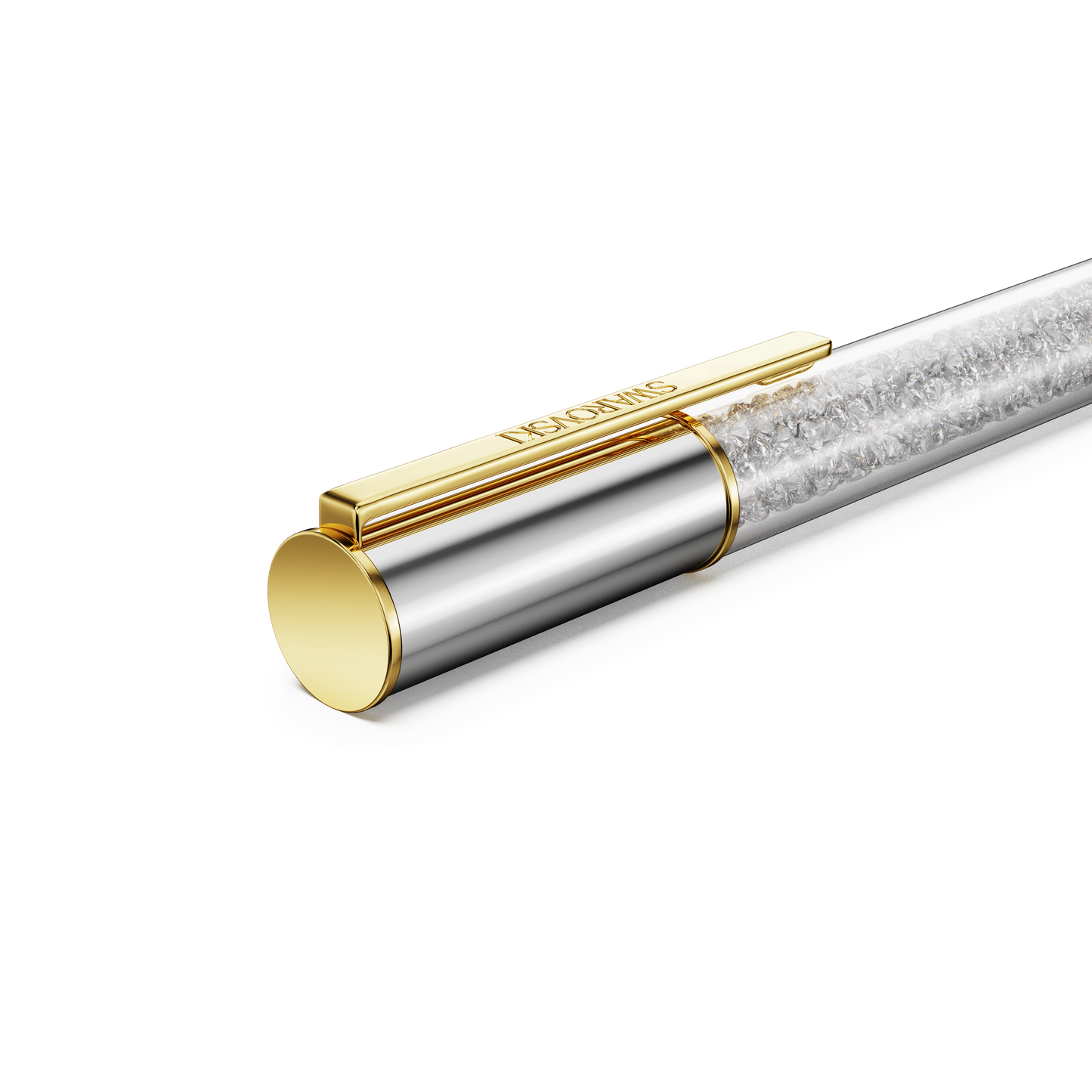 Crystalline ballpoint pen, Silver tone, Mixed metal finish 5688637