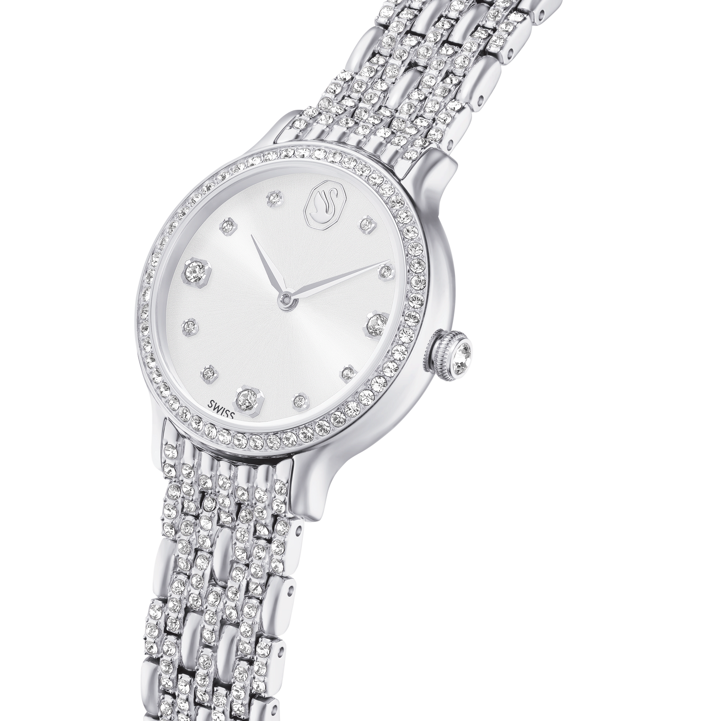 Imber watch, Swiss Made, Metal bracelet, Silver tone, Stainless Steel 5693634