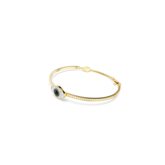 Symbolica bangle, Evil eye, Blue, Gold-tone plated 5700879