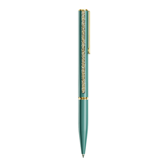 Shimmer ballpoint pen, Green, Green lacquered, Gold-tone plated 5707708