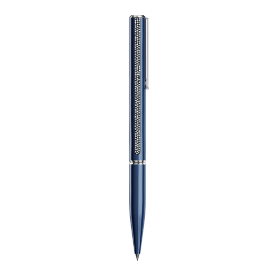 Shimmer ballpoint pen, Blue, Blue lacquered, Chrome plated 5707709