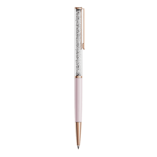 Crystalline ballpoint pen, Pink, Pink lacquered, Rose gold-tone plated 5709614