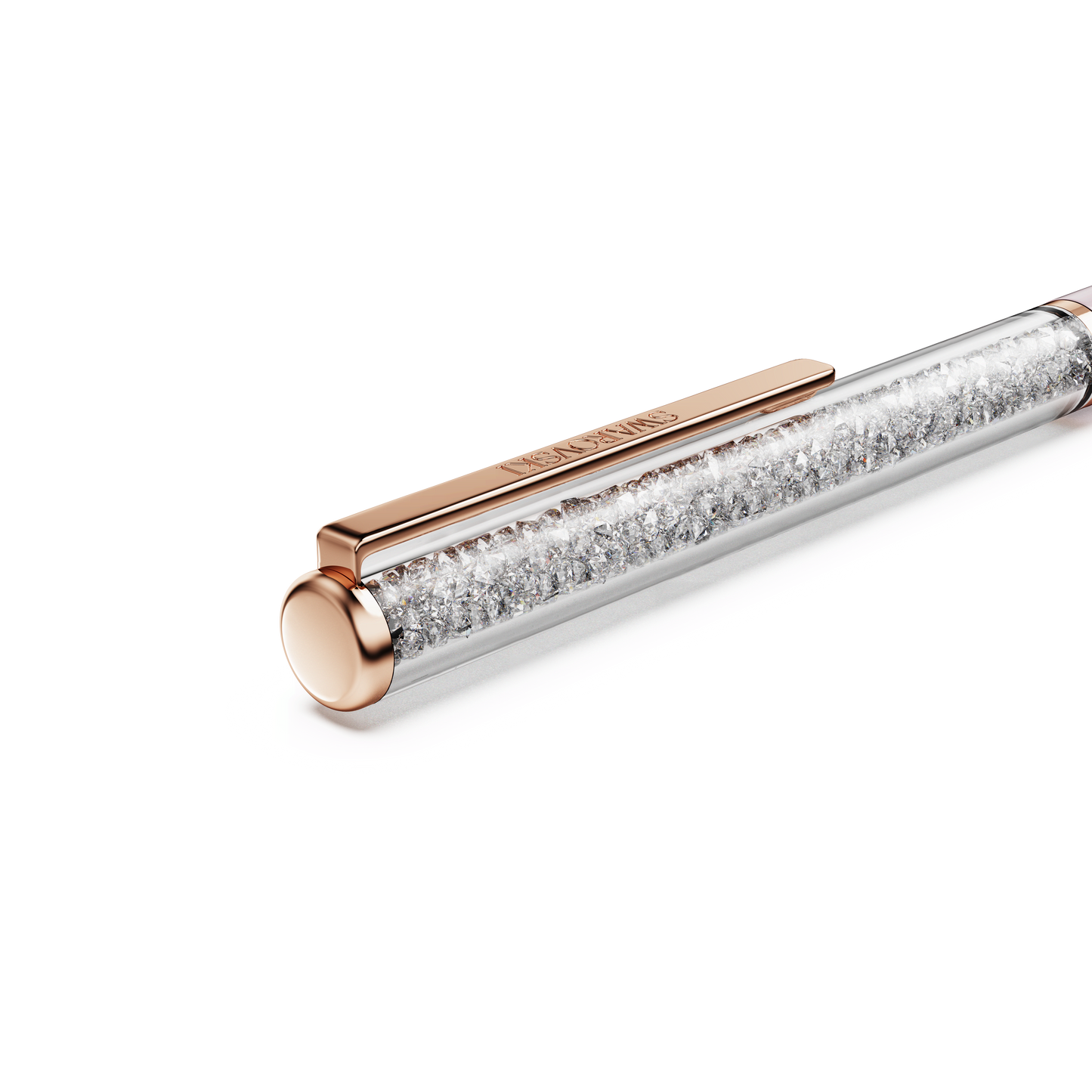 Crystalline ballpoint pen, Pink, Pink lacquered, Rose gold-tone plated 5709614