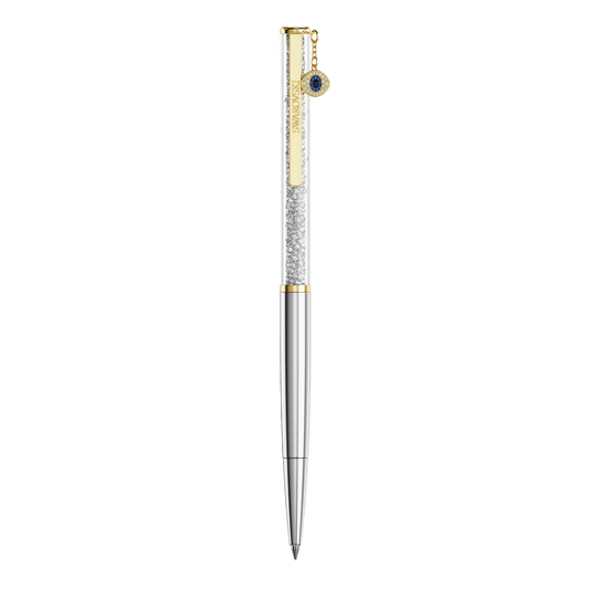 Crystalline ballpoint pen, Evil eye, Gold tone, Mixed metal finish 5728729