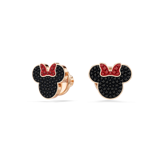 Mickey & Minnie stud earrings, Multicolored, Rose gold-tone plated 5737561