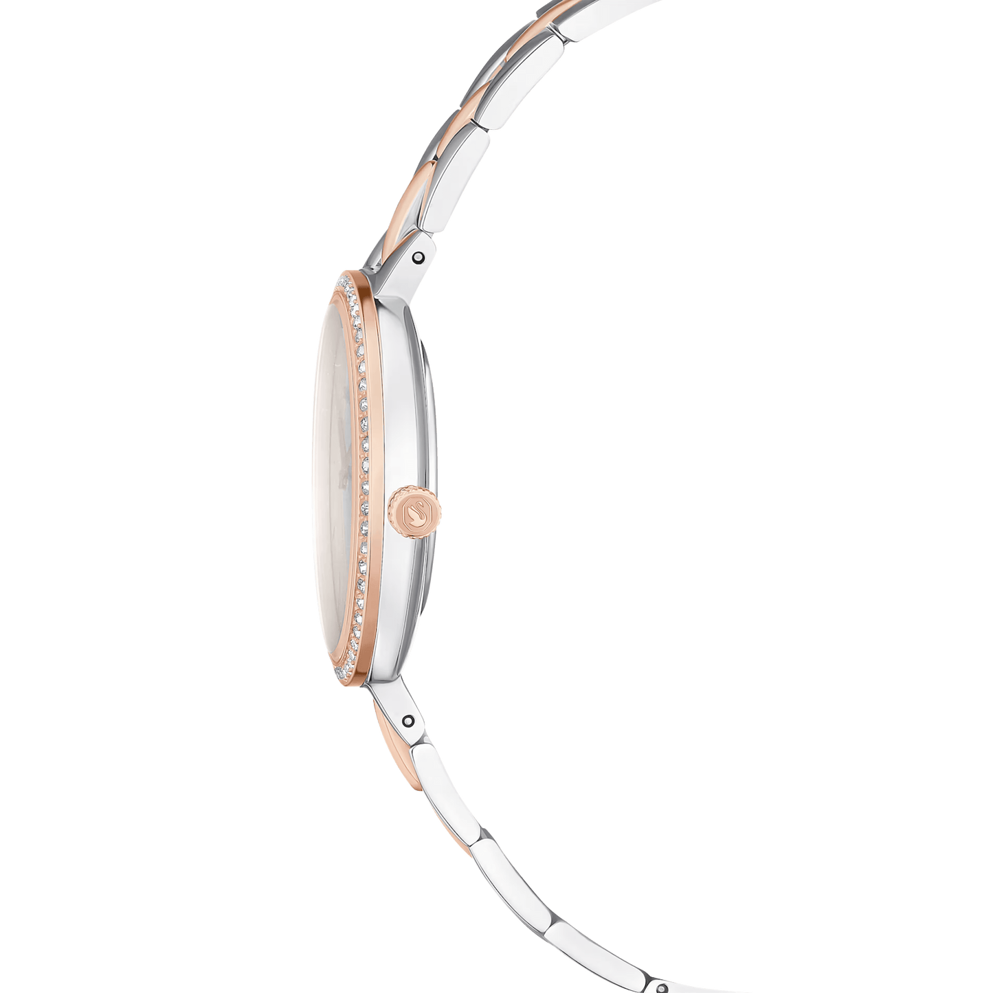 Cosmopolitan watch, Swiss Made, Metal bracelet, Silver tone, Mixed metal finish 5742473