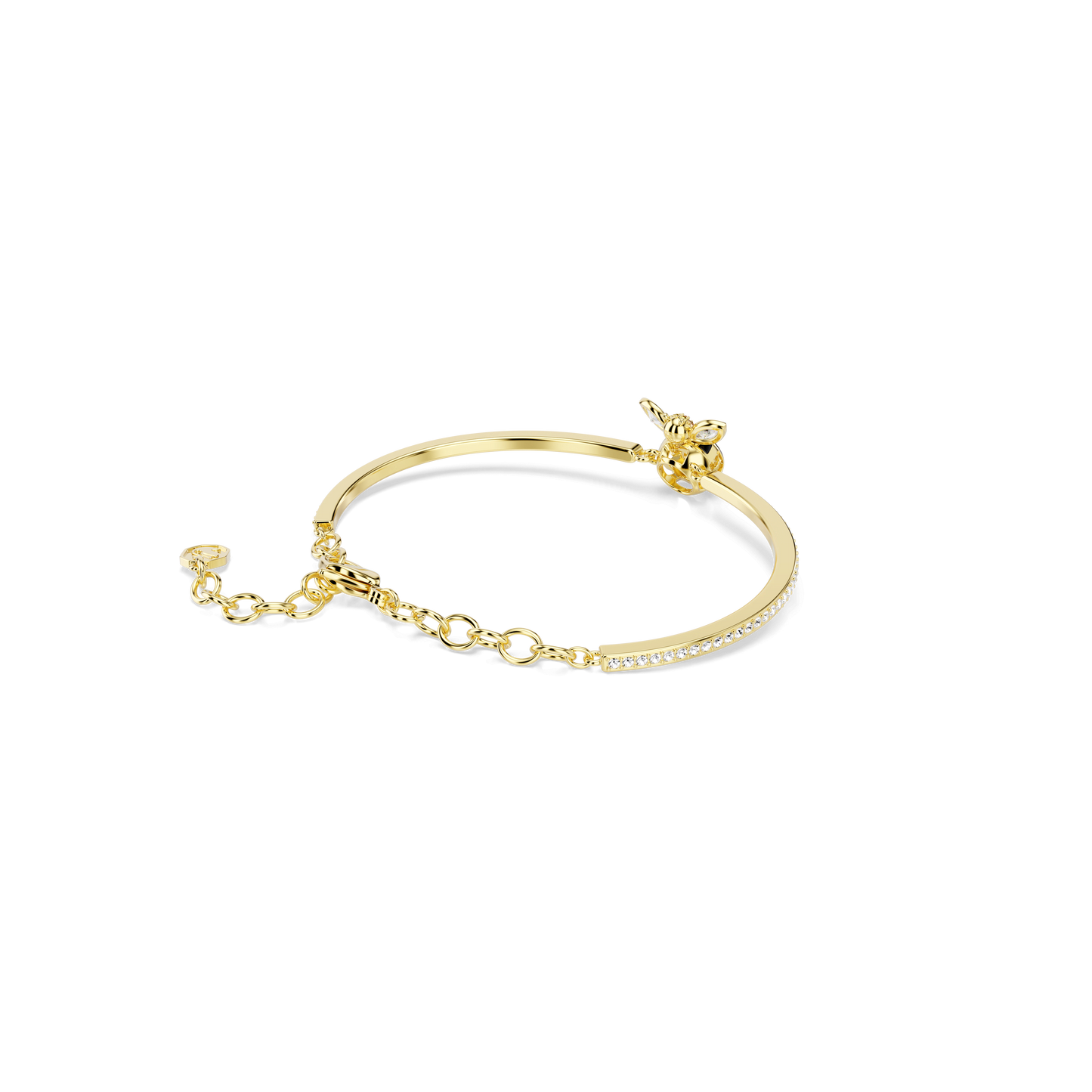 Idyllia bracelet, Mixed cuts, Bee, Multicolored, Gold-tone plated 5742679