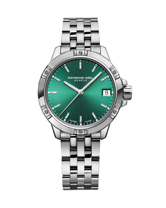 raymond-weil-tango-ladies-quartz-sunrayed-green-dial-bracelet-watch-30mm-5960-st-52051