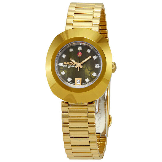 The Original Automatic Diamond Green Dial Ladies R12416533