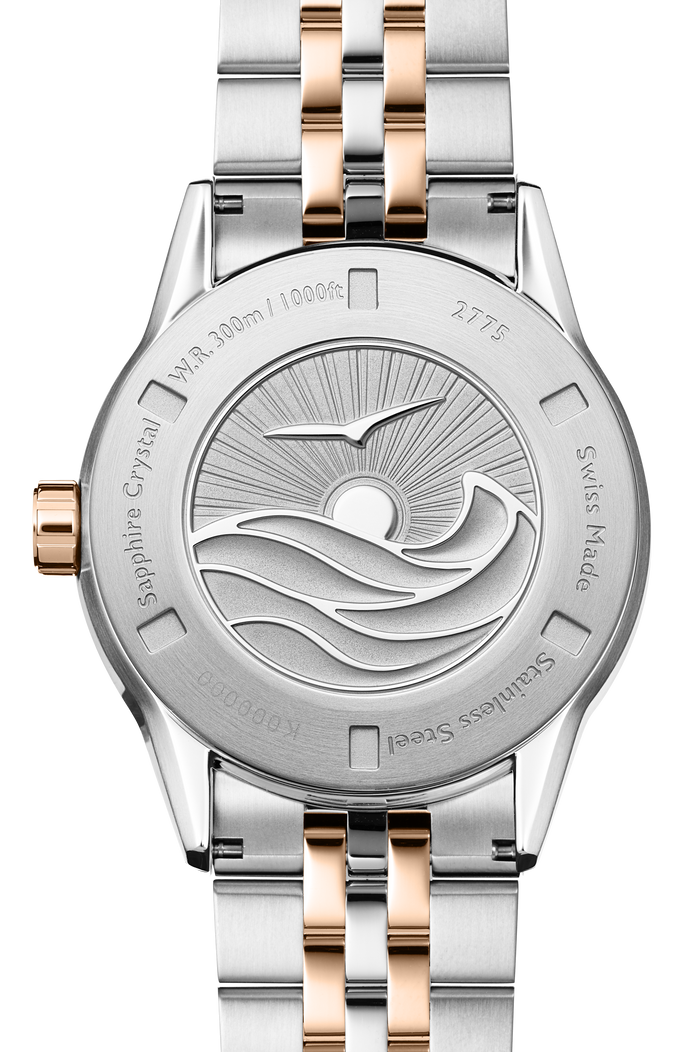 Freelancer Men's Diver Gradient Black Dial Two-Tone Bracelet Watch, 42.5mm 2775-S51-20051