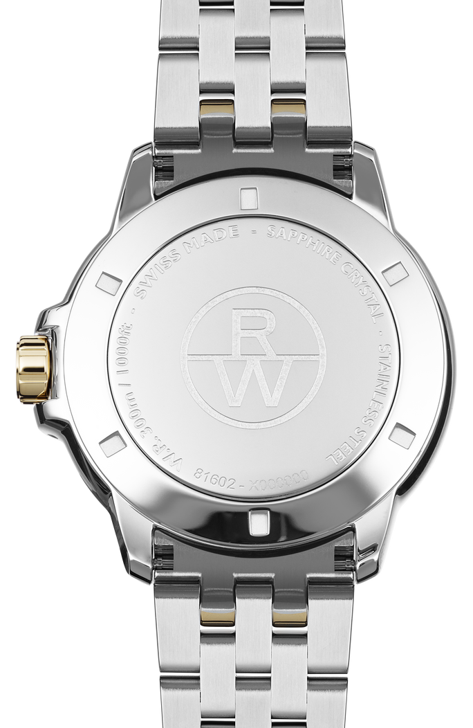 Tango Men's Quartz White Dial Two-Tone Bracelet Watch, 41mm 8160-STP-30041