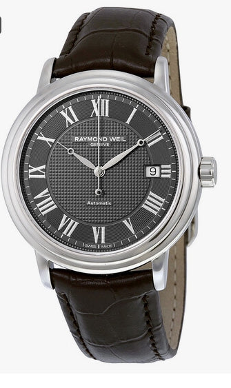 Raymond Weil Maestro Automatic Leather Strap Men's Watch