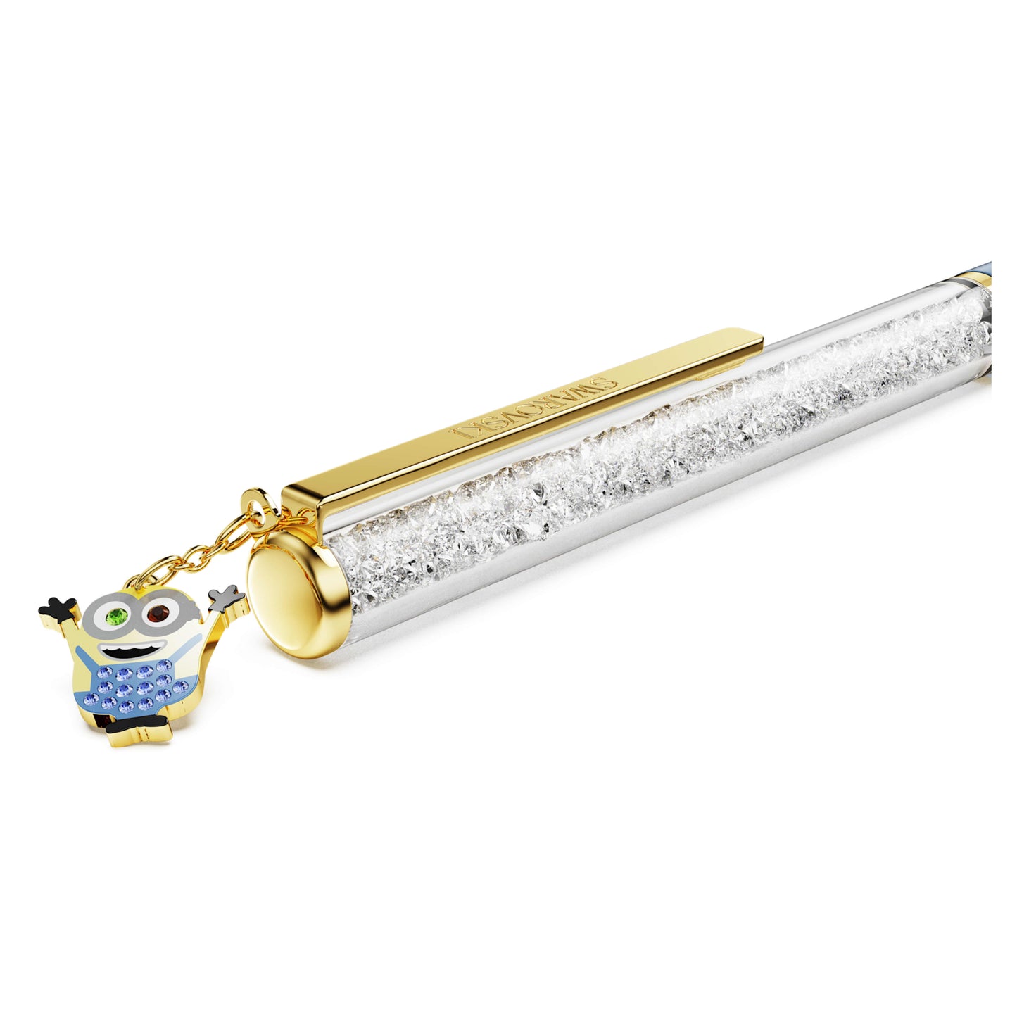 Crystalline ballpoint pen, Minions, Blue, Gold-tone plated 5744245