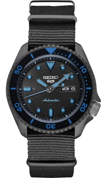 Seiko SRPD81 Seiko 5 Sports Men's Watch Black 42.5mm Stainless Steel