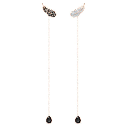 Earrings Naughty Swarovski Woman Crystal Black 5495373