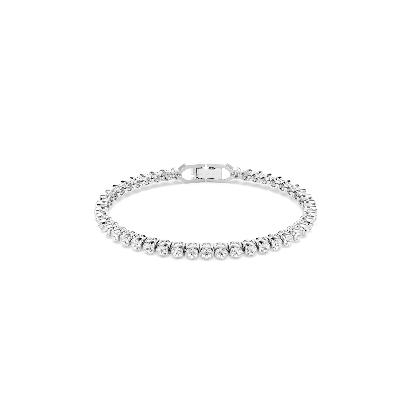 Imber Emily Tennis bracelet, Round cut, White, Rhodium plated 1808960