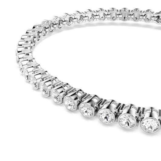 Imber Emily Tennis bracelet, Round cut, White, Rhodium plated 1808960