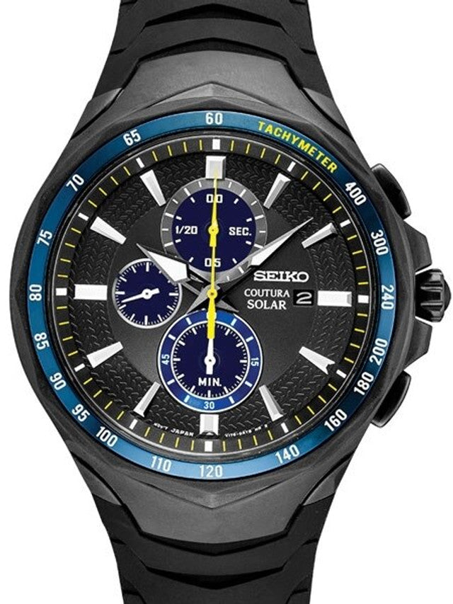 Seiko Coutura Jimmie Johnson Special Edition Solar Chronograph Watch SSC697