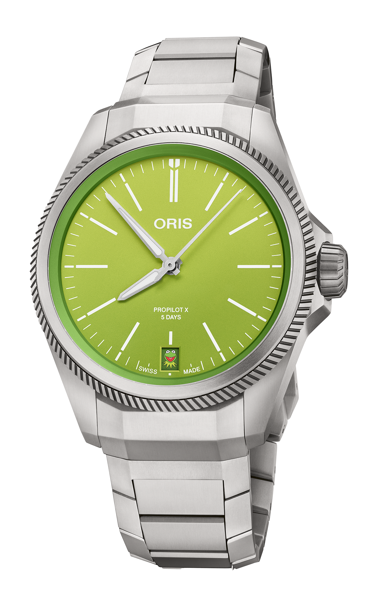 Oris ProPilot X Kermit Edition Automatic Watch 01 400 7778 7157-Set
