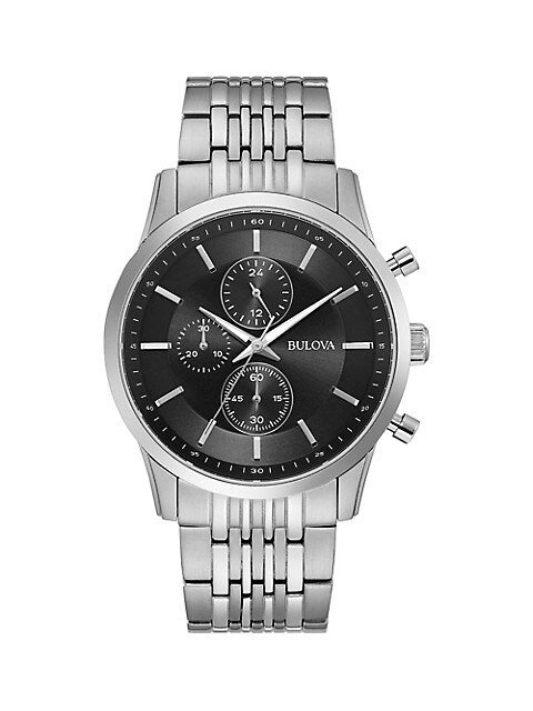 Chronograph Stainless Steel Bracelet Watch 96A241