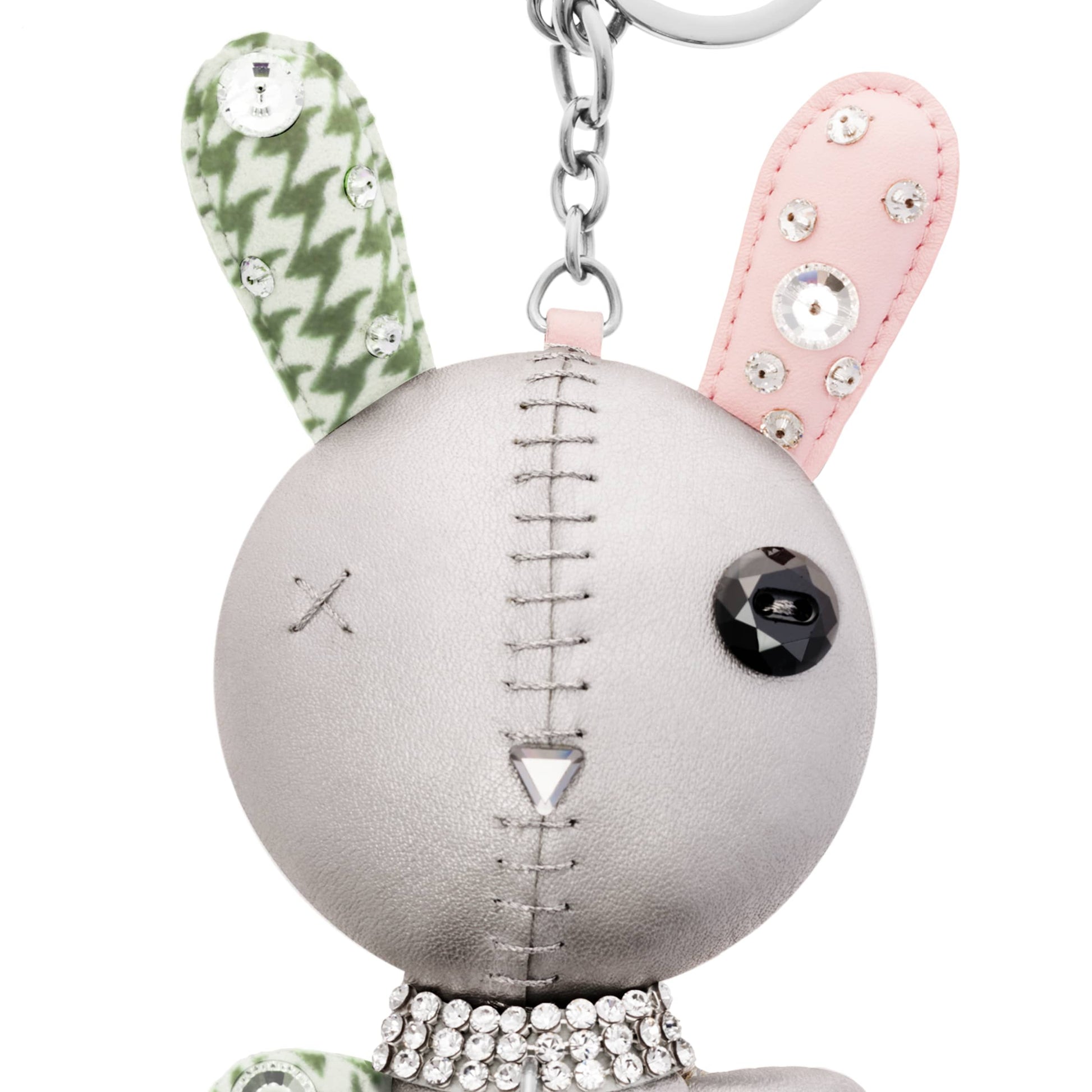 Mathilde bag charm, Rabbit, Gray, Stainless steel 5020921