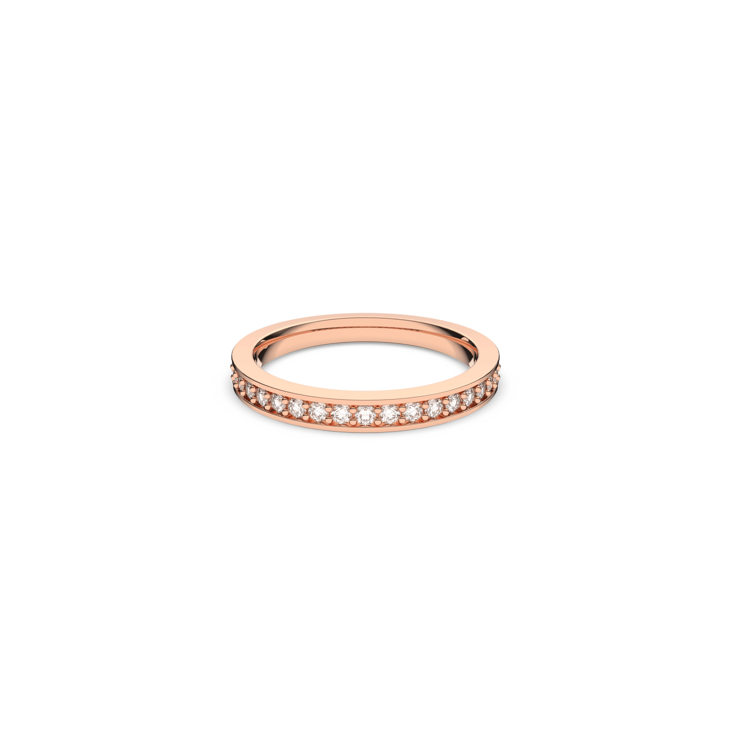 Matrix ring, White, Rose gold-tone plated 5032899