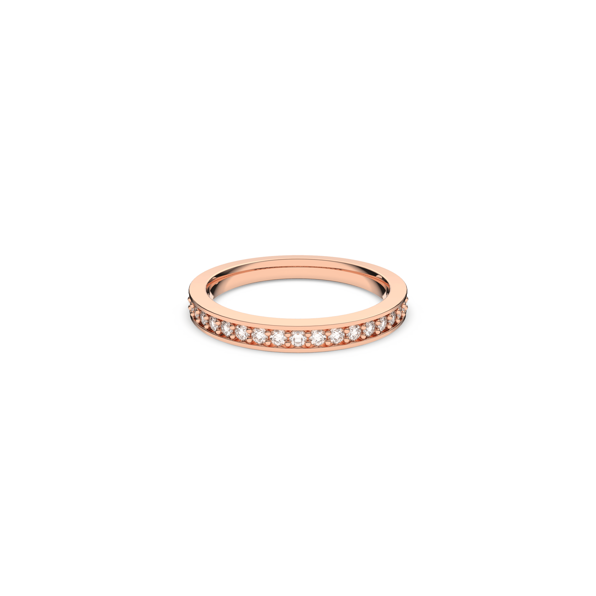 Matrix ring, White, Rose gold-tone plated 5032899