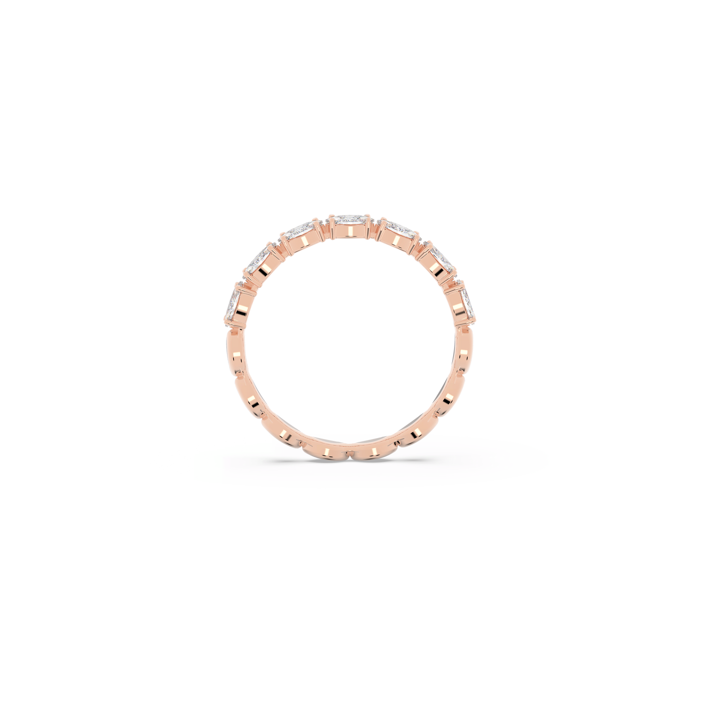 Matrix Vittore ring, Marquise cut, White, Rose gold-tone plated 5366576