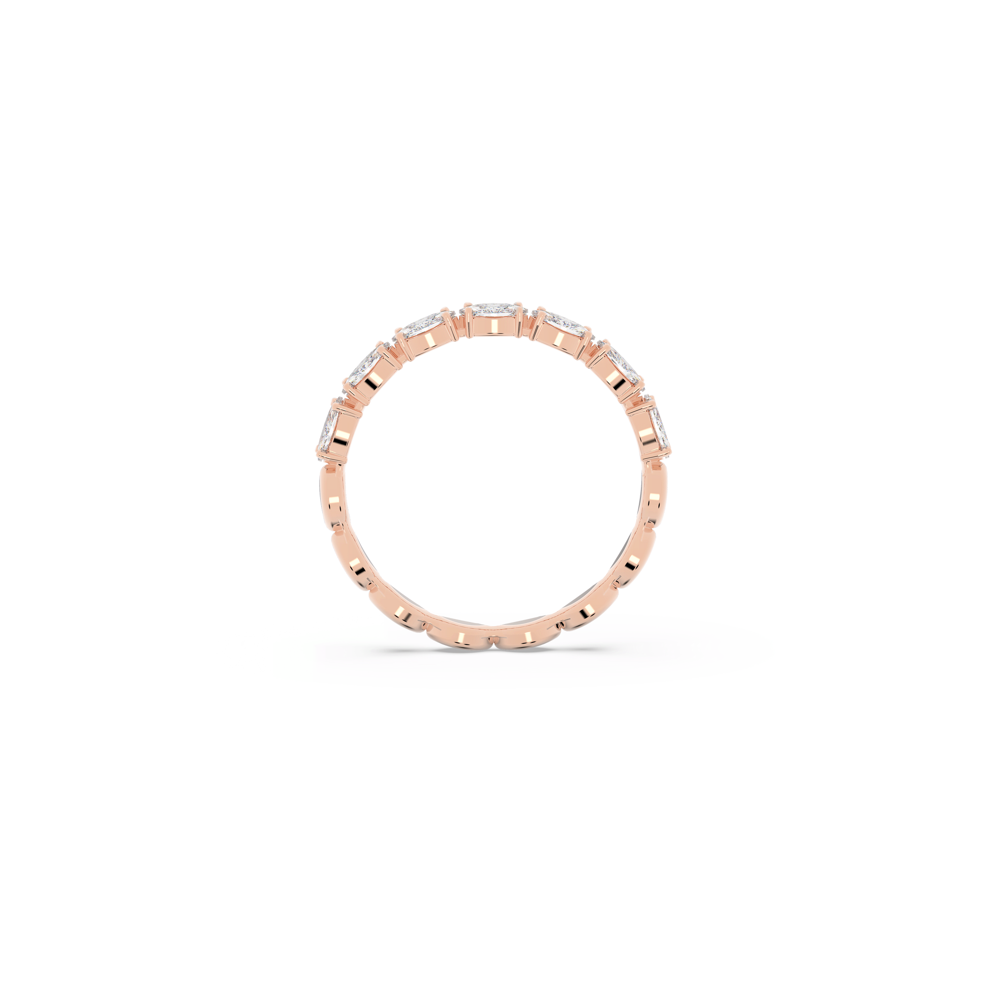 Matrix Vittore ring, Marquise cut, White, Rose gold-tone plated 5366576