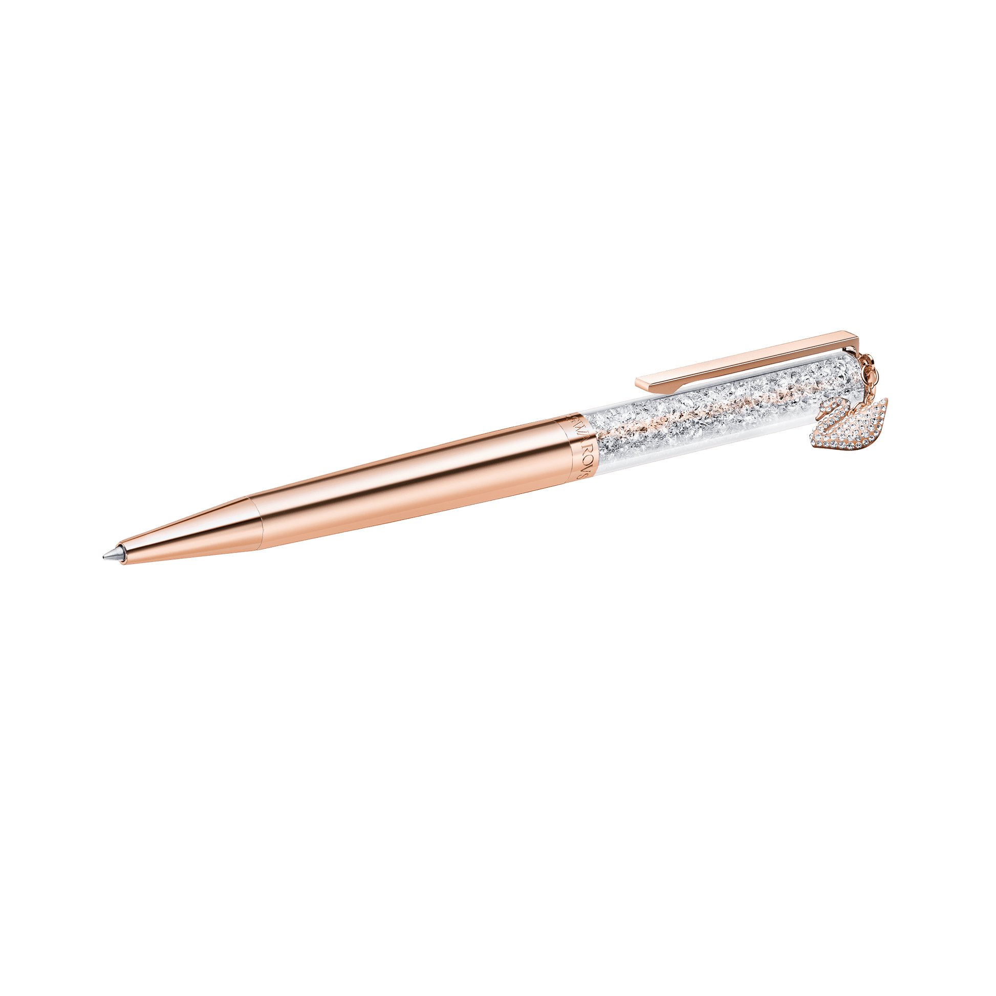 Crystalline ballpoint pen, Swan, Rose gold tone, Rose gold-tone plated 5479552