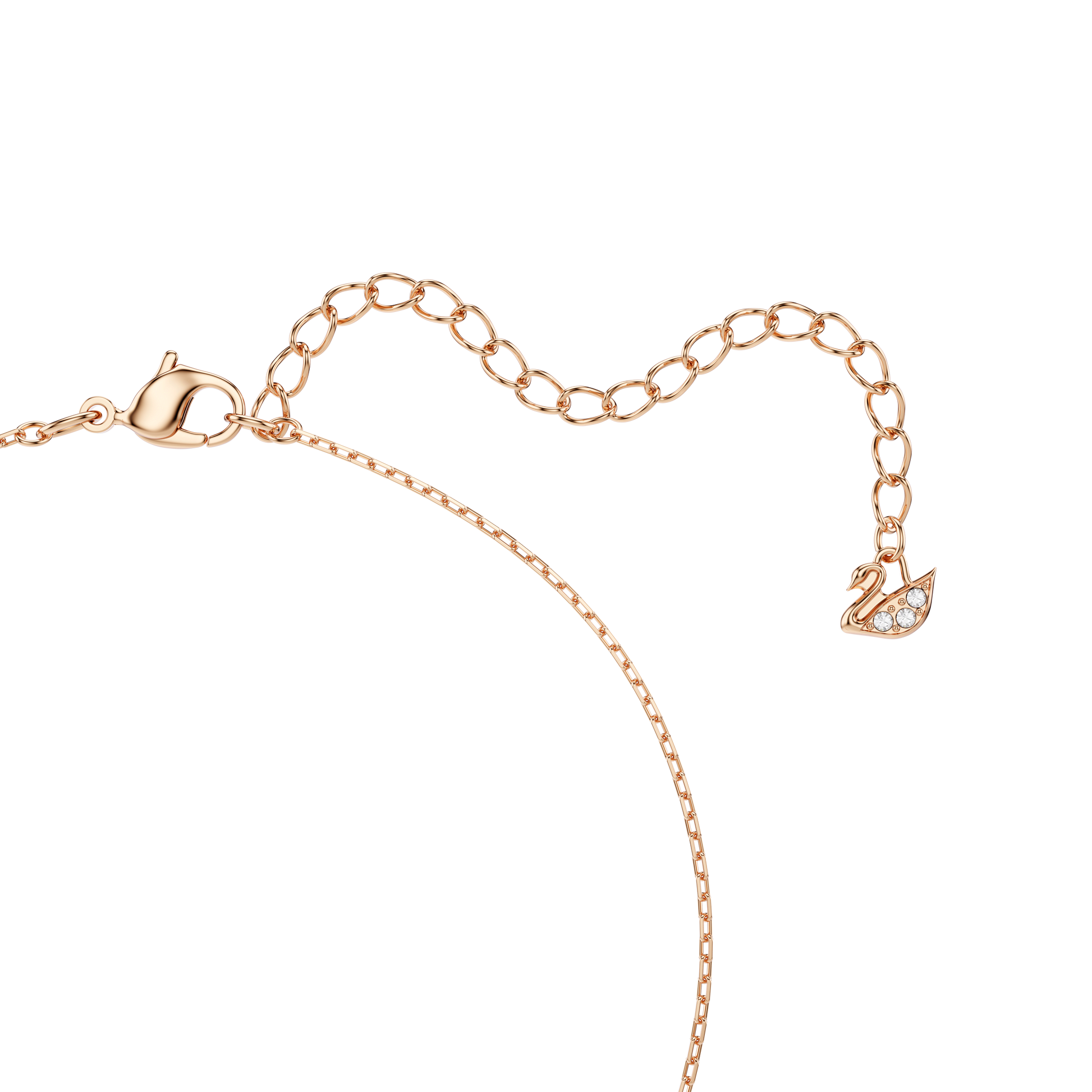 Una necklace, Clover, Pink, Rose gold-tone plated 5514488