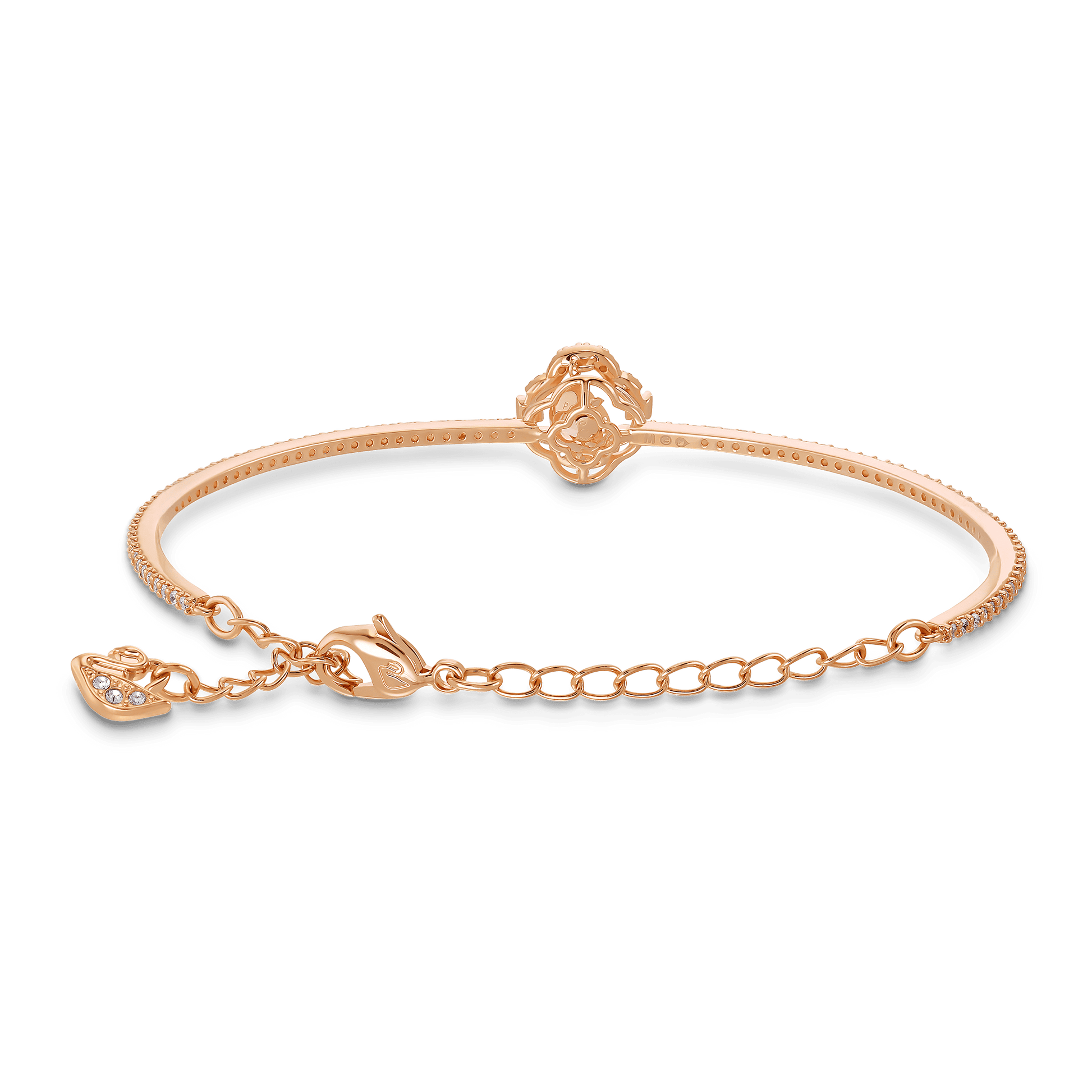 Una bangle, Clover, Pink, Rose gold-tone plated 5516476