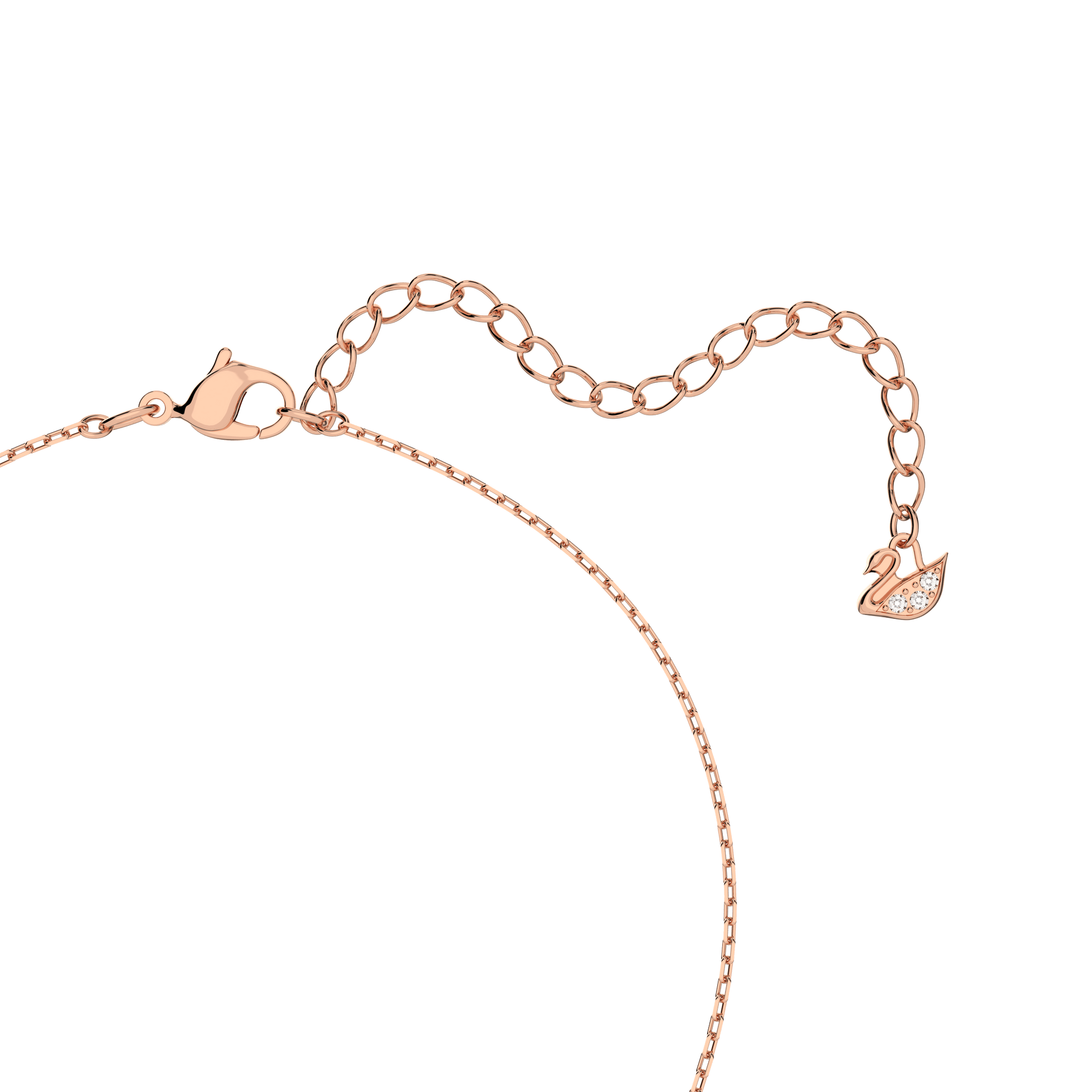Una set, Mixed cuts, Clover, Pink, Rose gold-tone plated 5516488
