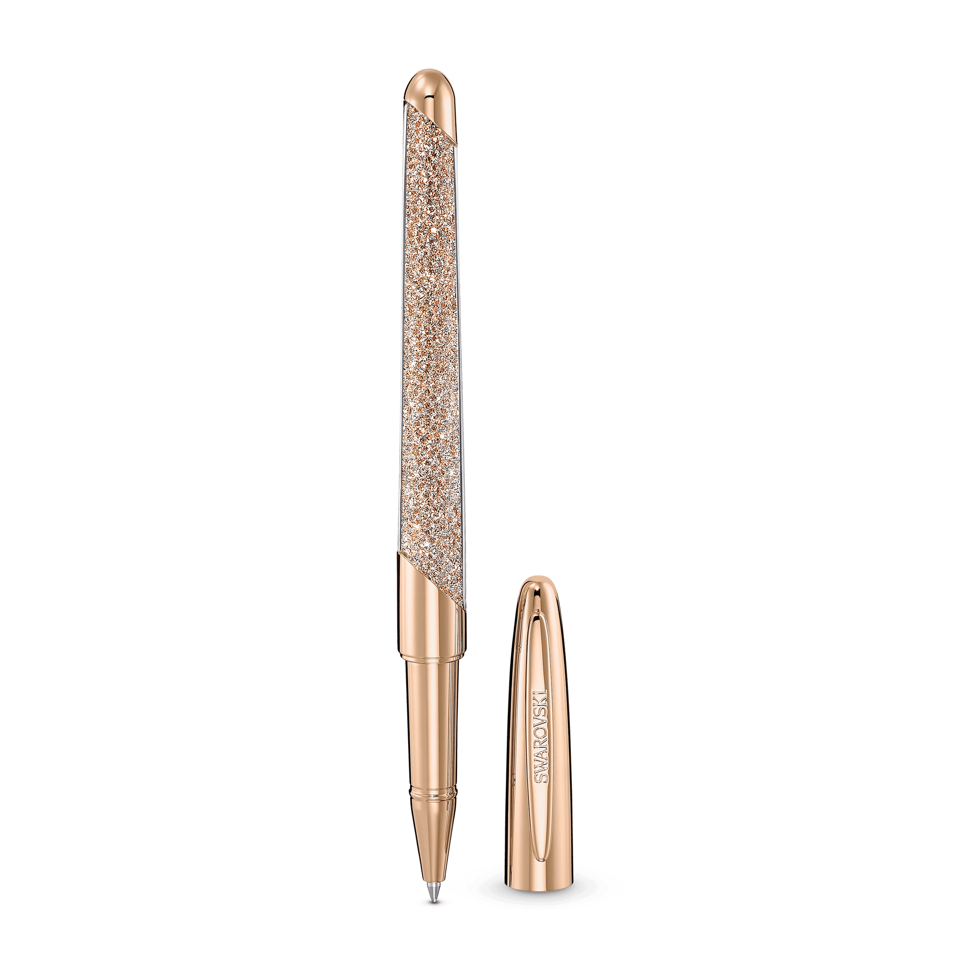 Crystalline rollerball pen, Rose gold tone, Rose gold-tone plated 5534325
