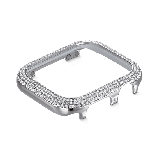 Sparkling case, For Apple Watch® Series 4 & 5, 40 mm, Silver tone 5572573