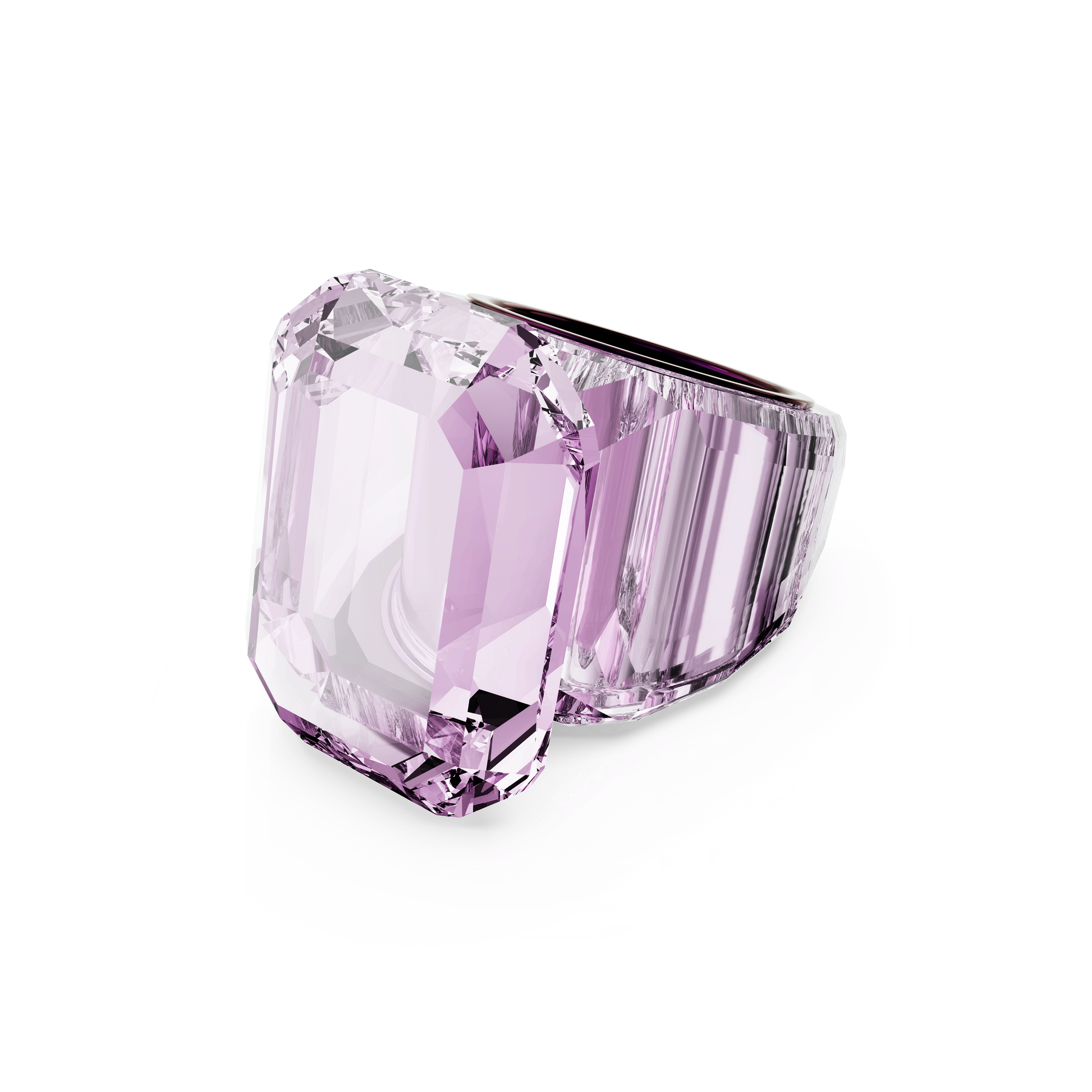 Lucent cocktail ring, Octagon cut, Pink 5600233