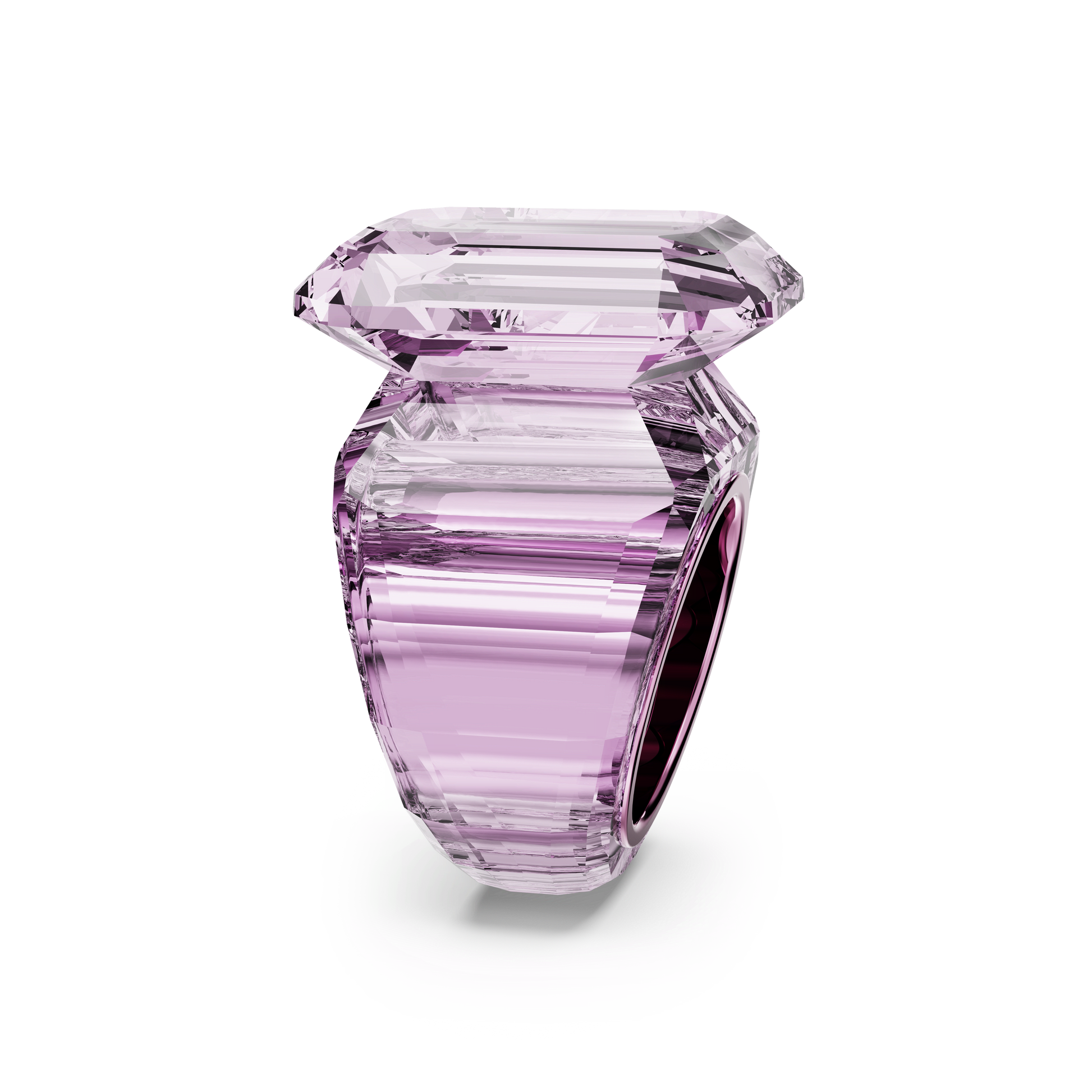 Lucent cocktail ring, Octagon cut, Pink 5600233