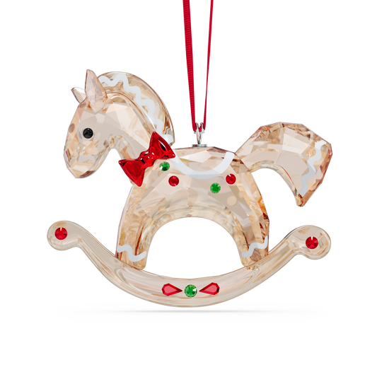 Holiday Cheers Gingerbread Rocking Horse Ornament 5627608