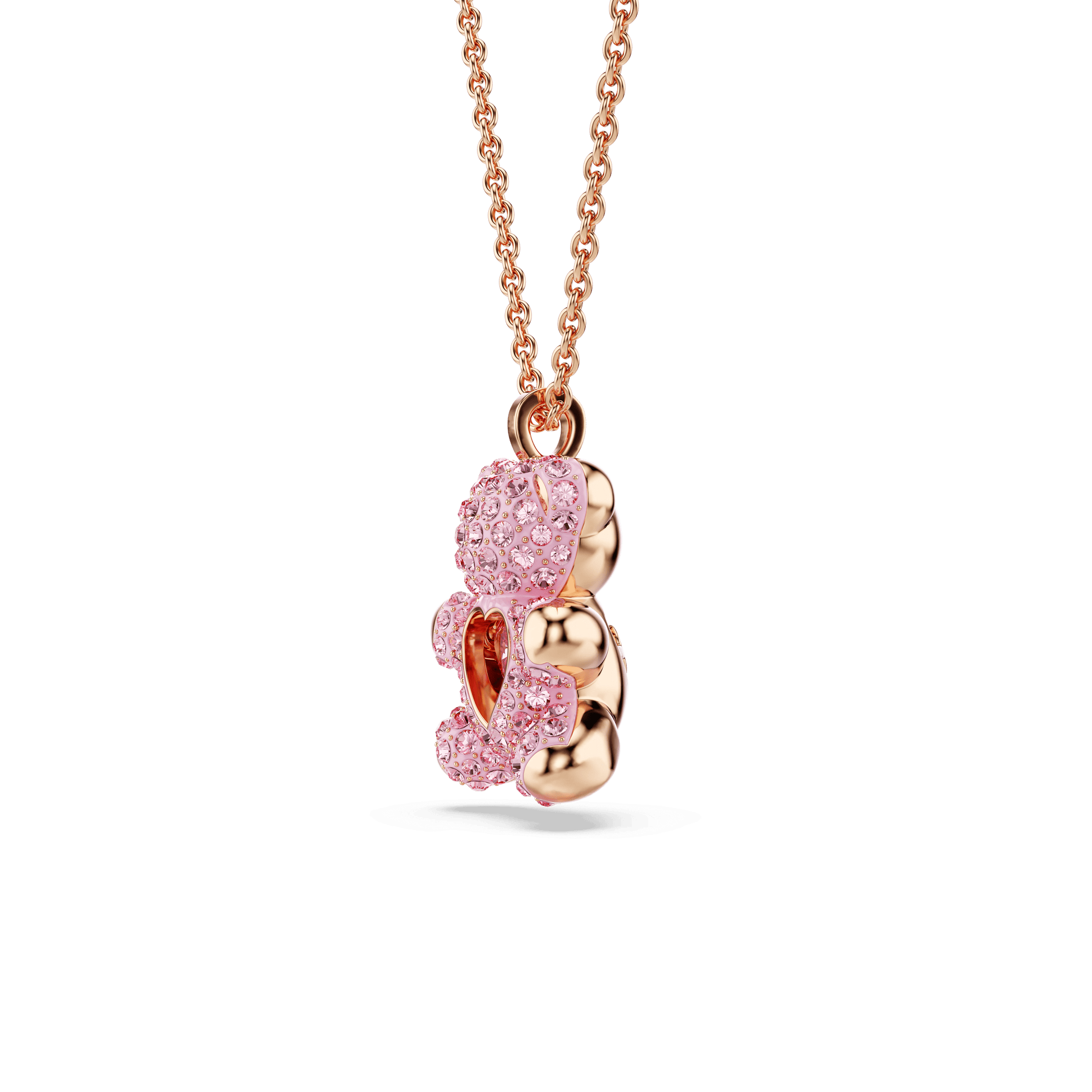 Teddy pendant, Bear, Pink, Rose gold-tone plated 5642976