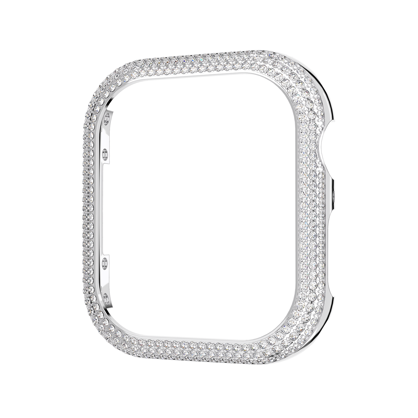 Sparkling case, For Apple Watch® Series 7, 41 mm, Silver tone 5663567