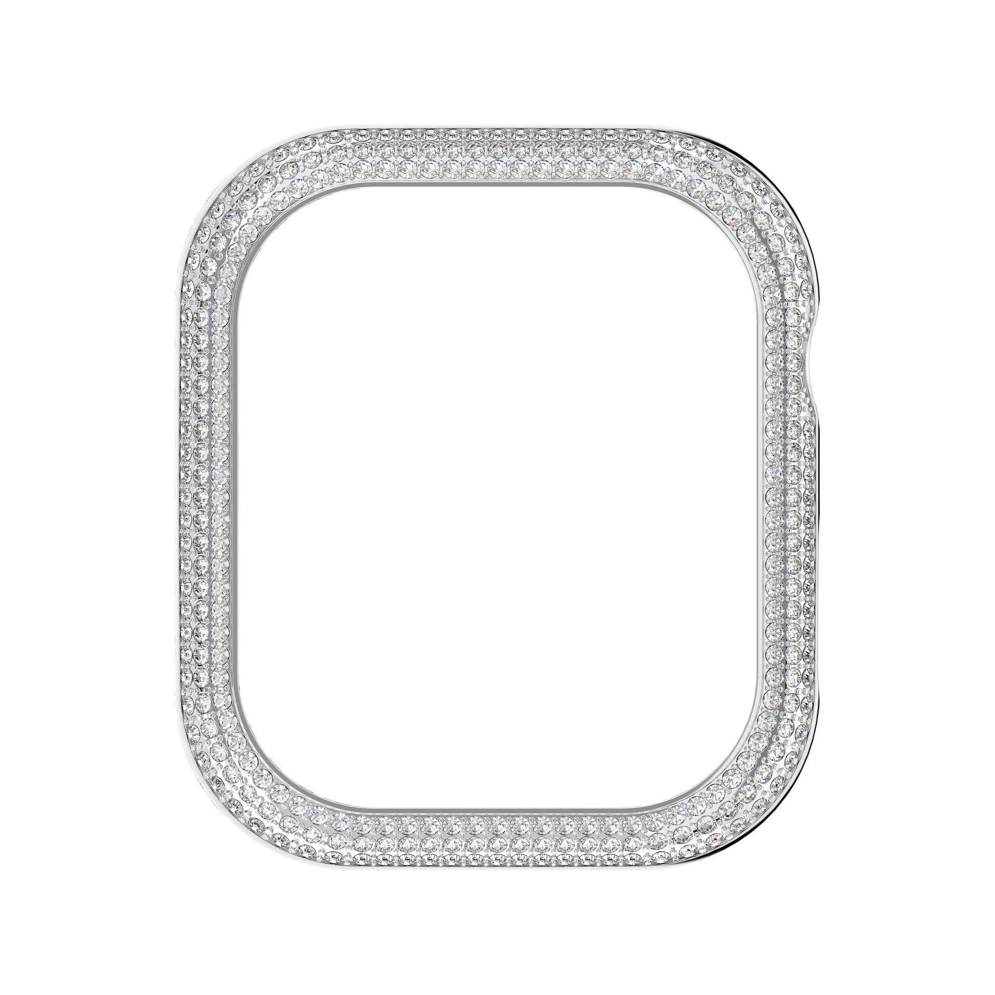 Sparkling case, For Apple Watch® Series 7, 41 mm, Silver tone 5663567