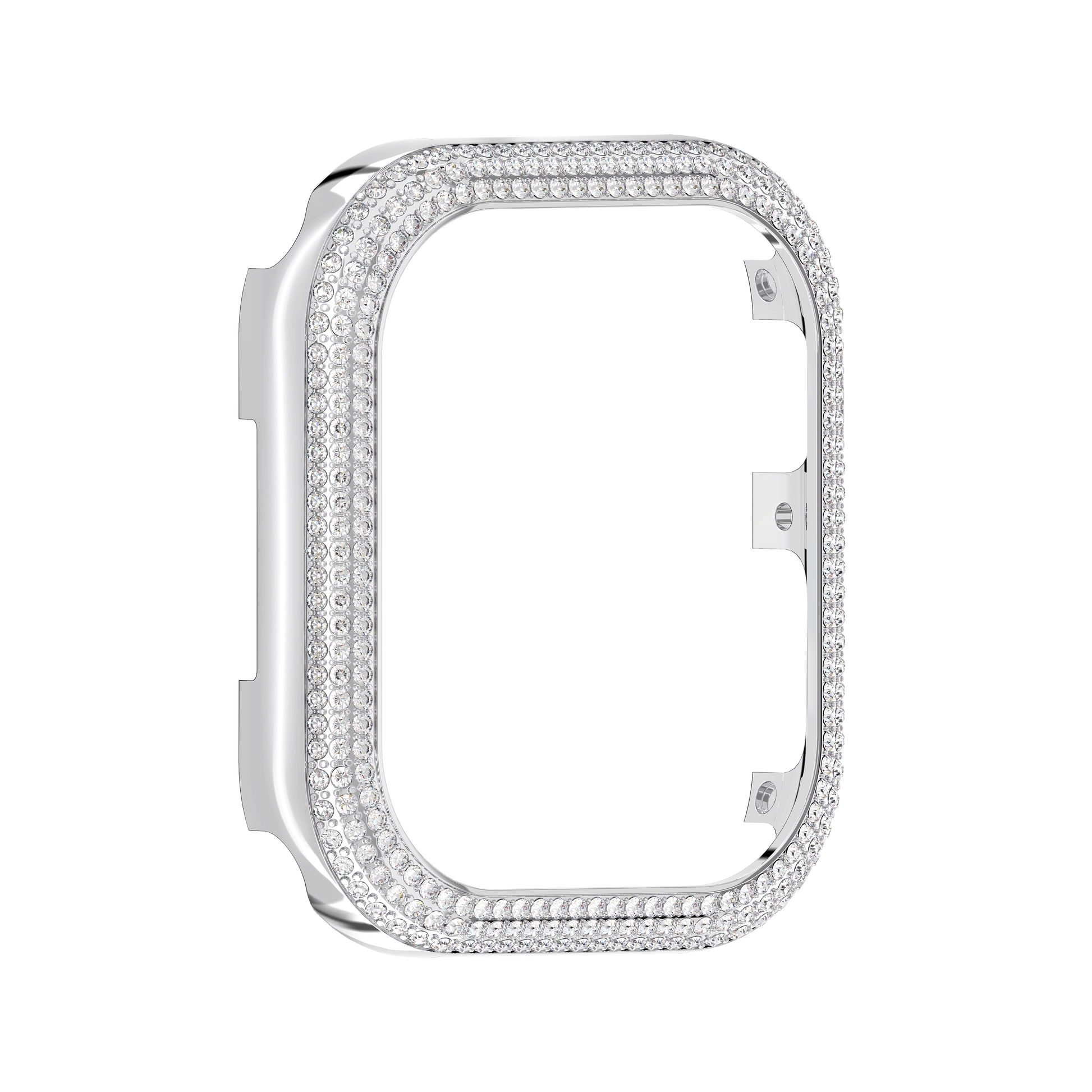 Sparkling case, For Apple Watch® Series 7, 41 mm, Silver tone 5663567